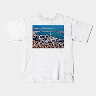 Aerial View of Toronto Kids T-Shirt